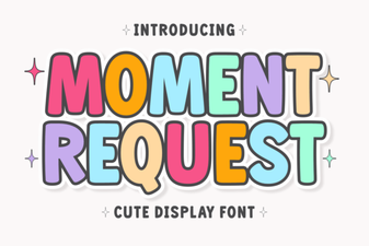 Crafting Projects with Moment Request Font