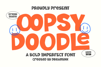 Oopsy Doodle: Creative Fonts for Casual Projects