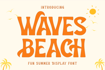 Waves Beach Font: Design Inspiration for Coastal Projects