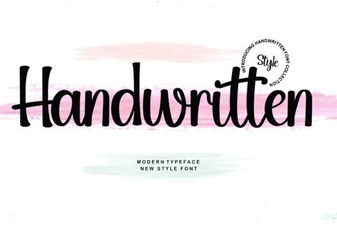 Craft Unique Projects with Handwritten Font Styles