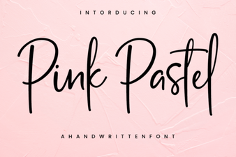 Beautiful Pink Pastel Fonts for Your Design Projects
